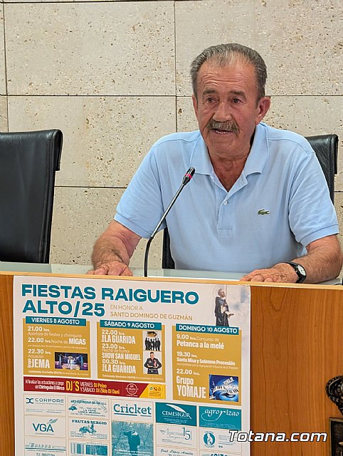 El Raiguero Alto celebra sus fiestas patronales del 8 al 10 de agosto con música, humor y tradición en honor a Santo Domingo de Guzmán, Foto 4