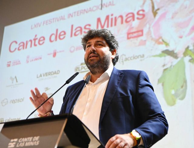 López Miras entrega el Castillete de Oro del Festival Internacional del Cante de las Minas a Vicente Vallés y Arde Bogotá - 4, Foto 4