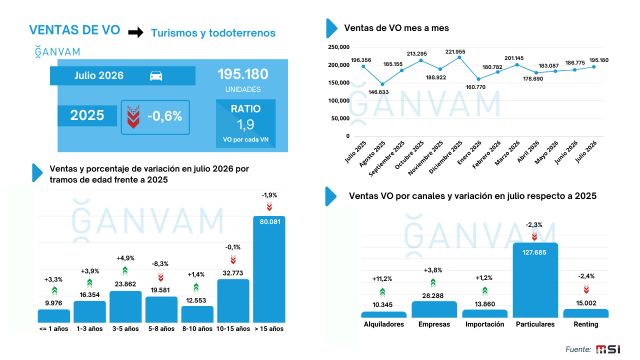 Las ventas de turismos de ocasión en Murcia caen un 7,4% en julio - 4, Foto 4