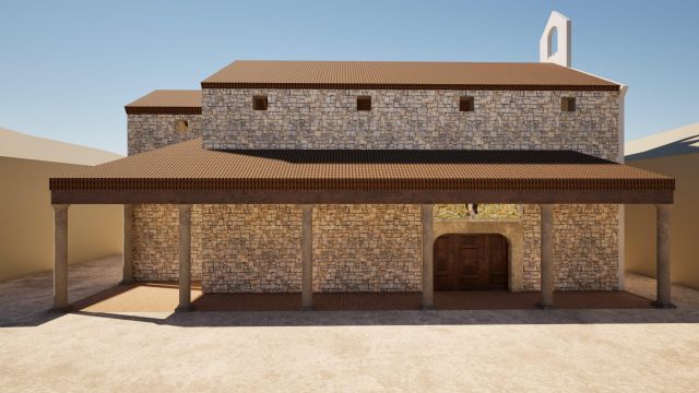 Un alumno de la UPCT reconstruye digitalmente la Ermita de San Antonio en Talavera a partir de sus retablos - 2, Foto 2
