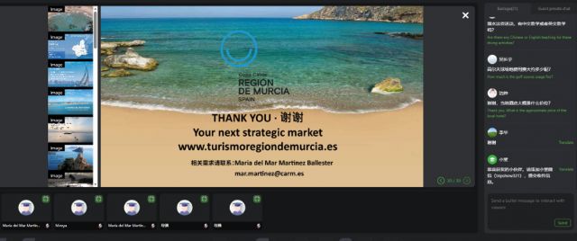 Murcia explora el mercado chino para captar nuevos viajeros y diversificar sus mercados tur�sticos