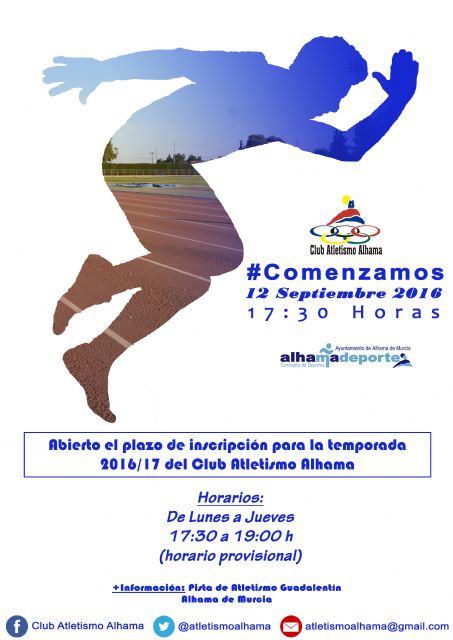 El Club Atletismo Alhama vuelve a los entrenamientos, Foto 1