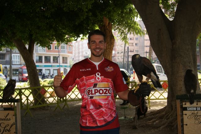 Andresito, presentado como nuevo jugador de ElPozo Murcia entre aves rapaces de Terra Natura - 2, Foto 2