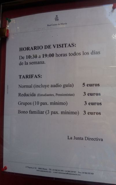 Ahora Murcia exigirá que el Casino devuelva los 10 millones públicos de la restauración si sigue sin ofrecer visitas gratuitas - 2, Foto 2