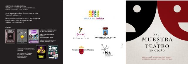 La comedia, el humor y la tragedia serán los protagonistas en la Vigésimo Sexta Muestra de Teatro de Bullas - 4, Foto 4