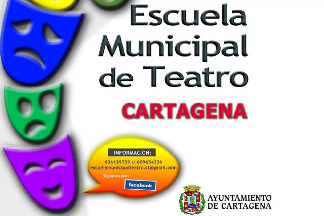 Abierto el plazo de matriculación para la Escuela Municipal de Teatro - 1, Foto 1