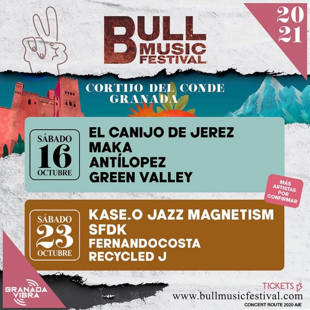 BULL MUSIC FESTIVAL regresa en octubre y trae a Granada lo más top de la música fusión, rap y rock - 1, Foto 1