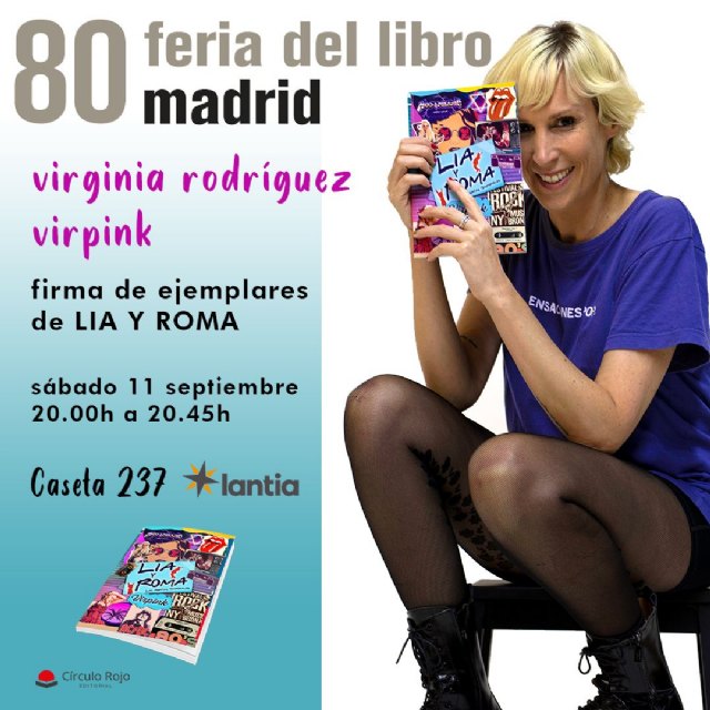 La actriz Virginia Rodríguez presentará en la feria del libro Lia y Roma - 1, Foto 1