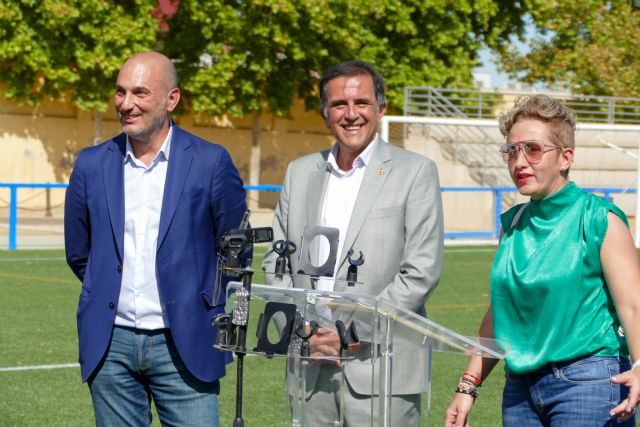 El campo de fútbol de El Palmar estrena nuevo césped artificial - 4, Foto 4