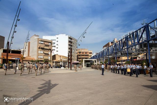 Alcantarilla está ya preparada para celebrar mañana viernes el Acto de Homenaje a la Bandera. Hoy se llevó a cabo el ensayo - 4, Foto 4