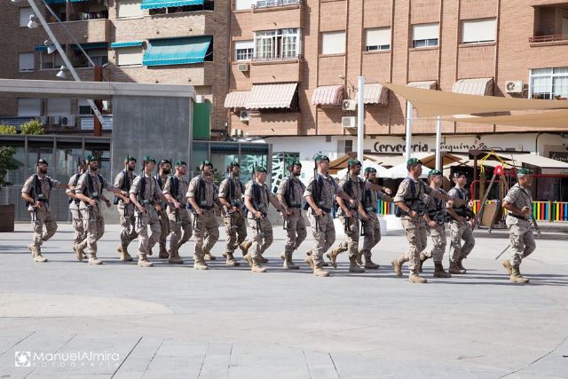 Alcantarilla está ya preparada para celebrar mañana viernes el Acto de Homenaje a la Bandera. Hoy se llevó a cabo el ensayo - 5, Foto 5