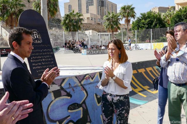 Cartagena homenajea a Ignacio Echeverría en la pista de Skate - 1, Foto 1