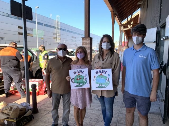 Una enfermera de Los Arcos dona 1,5 toneladas de leche al Banco Municipal de Alimentos a través del Gorrito Sani - 1, Foto 1