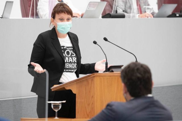 Podemos lamenta que el resto de grupos parlamentarios bloqueen en la Asamblea una declaración de apoyo a la manifestación por el Mar Menor - 1, Foto 1