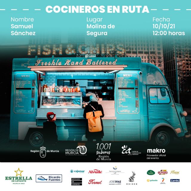 El Ayuntamiento de Molina de Segura participa en Murcia Capital Gastronómica 2021 el domingo 10 de octubre, con la actividad COCINEROS EN RUTA - 1, Foto 1