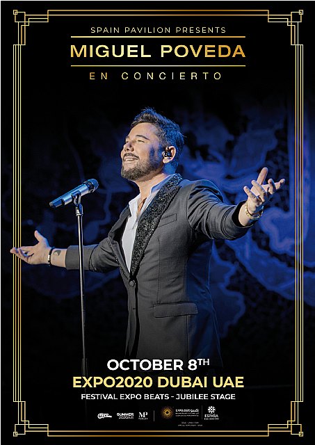 El Pabellón de España presenta a Miguel Poveda en concierto en el marco de programación de Expo Dubái 2020 - 1, Foto 1