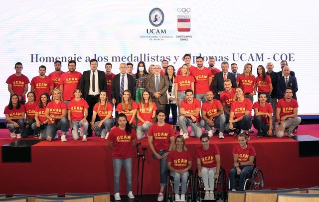 El COE y la UCAM homenajean a sus 23 medallistas y 31 diplomas olímpicos y paralímpicos en Tokio - 1, Foto 1