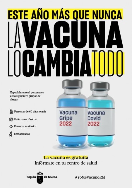 Hoy y mañana comienza de forma oficial la campaña de vacunación antigripal y la combinada antigripal+COVID-19 en los Centros de Salud de Totana, Foto 2