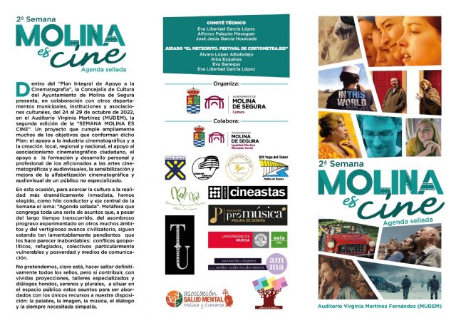 La II Semana MOLINA ES CINE se celebra del 24 al 29 de octubre en el Auditorio Virginia Martínez Fernández - 5, Foto 5