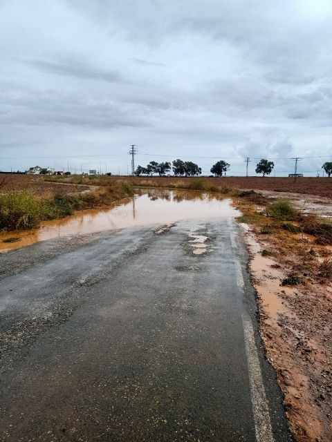 Las breves lluvias siembran el caos en la zona norte reafirmando la incapacidad y desprecio del PP a los barrios y diputaciones de Cartagena - 1, Foto 1