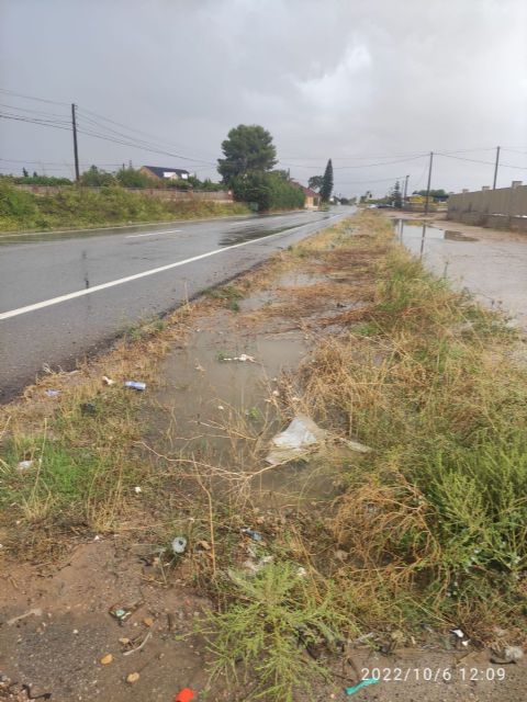 Las breves lluvias siembran el caos en la zona norte reafirmando la incapacidad y desprecio del PP a los barrios y diputaciones de Cartagena - 4, Foto 4