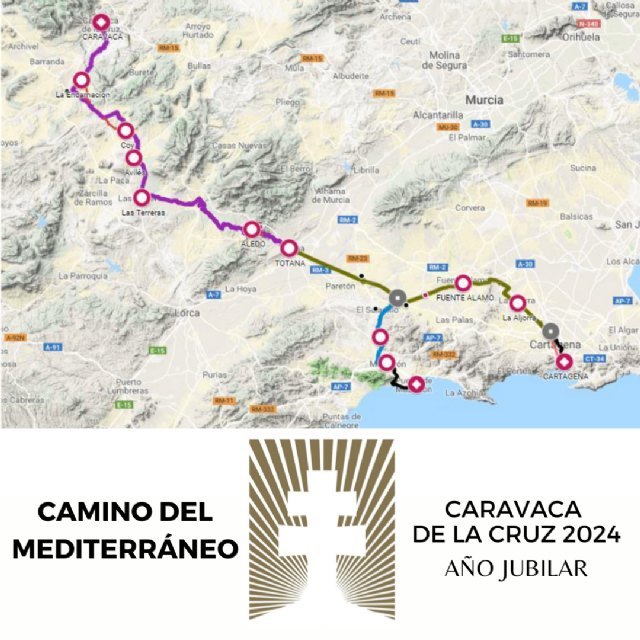 Camino de peregrinación desde Cartagena y Mazarrón a Caravaca de la Cruz - 1, Foto 1