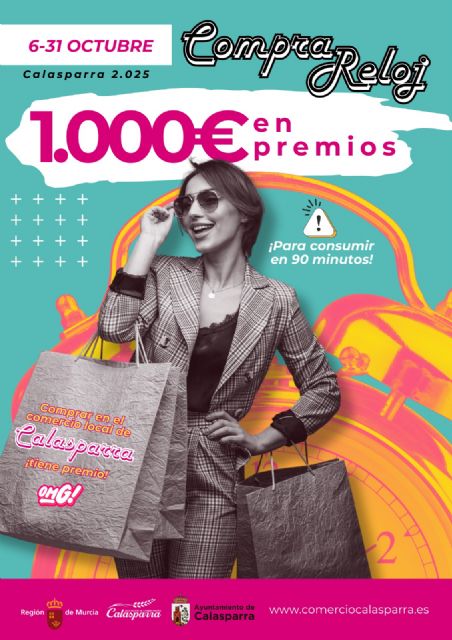 Calasparra pone en marcha la Segunda edición de la campaña Calasparra Compra-Reloj con un premio de 1.000 euros para gastar en 90 minutos - 1, Foto 1