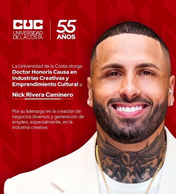 Nicky Jam recibe Doctorado Honoris Causa por su impacto en la cultura y el emprendimiento - 1, Foto 1