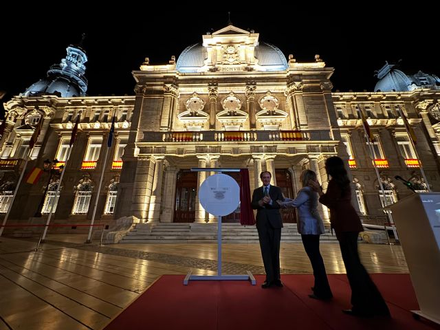 El Palacio Consistorial de Cartagena estrena nueva iluminación ornamental gracias a la Fundación Iberdrola España - 3, Foto 3