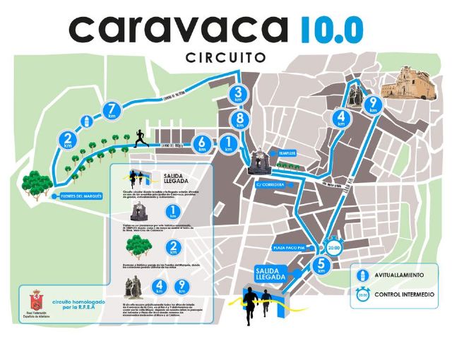 La carrera 'Caravaca 10.0' se convierte en uno de los veinte circuitos 10K certificados por la Federación Española de Atletismo - 1, Foto 1