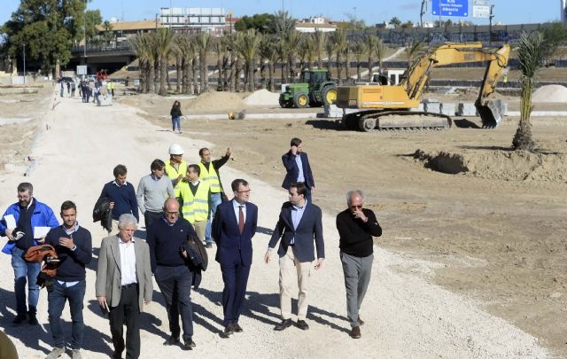 Más de 1.500 palmeras, álamos y frutales serán el pulmón de ´Murcia Río´ - 1, Foto 1