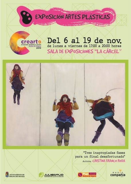 La Concejalía de Juventud de Molina de Segura da a conocer los ganadores en la modalidad de Artes Plásticas del Certamen de Creación Artística Joven CREARTE 2019 - 1, Foto 1
