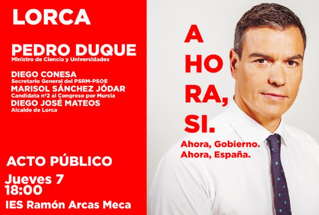 El Ministro de Ciencia y Universidades, Pedro Duque, visitará mañana Lorca - 1, Foto 1
