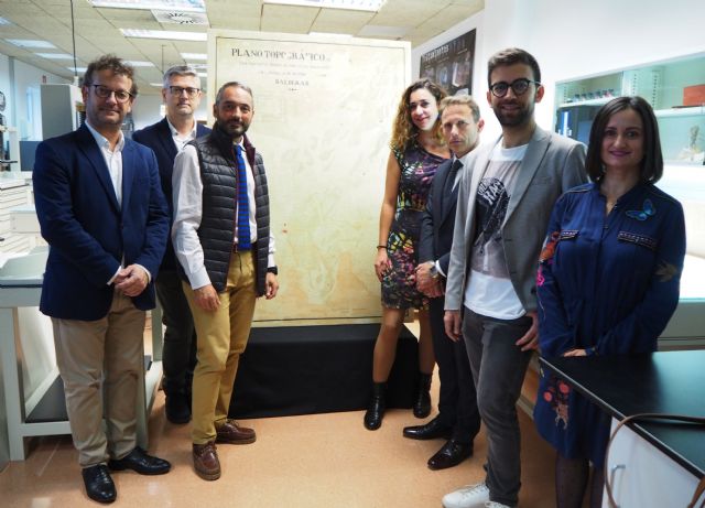 La Comunidad entrega al Ayuntamiento de Torre Pacheco un plano topográfico del año 1872 tras ser restaurado - 1, Foto 1