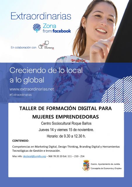 Jumilla programa un taller de marketing digital para mujeres emprendedoras - 1, Foto 1