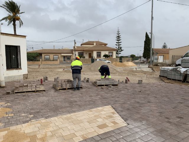La nueva plaza de Pozo Aledo estará finalizada en un mes - 3, Foto 3
