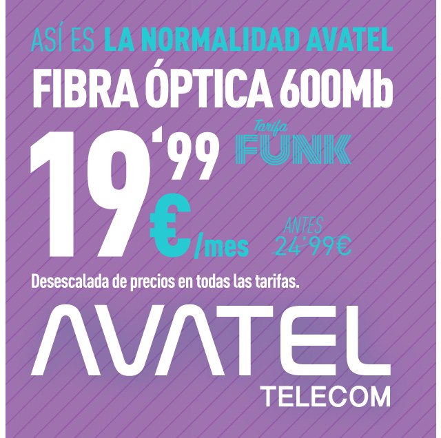 Desescalada de precios en todas las tarifas de Avatel con una promoción adaptada a la nueva normalidad - 1, Foto 1