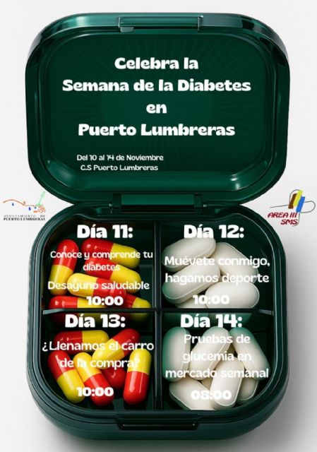 Puerto Lumbreras celebrará la Semana de la Diabetes del 10 al 14 de noviembre - 1, Foto 1