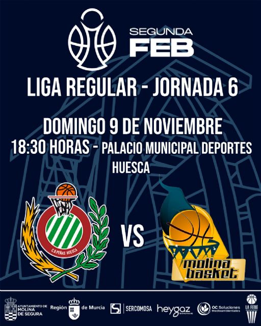SEGUNDA FEB | El Ciudad Molina Basket parte el sábado hacia Huesca - 1, Foto 1