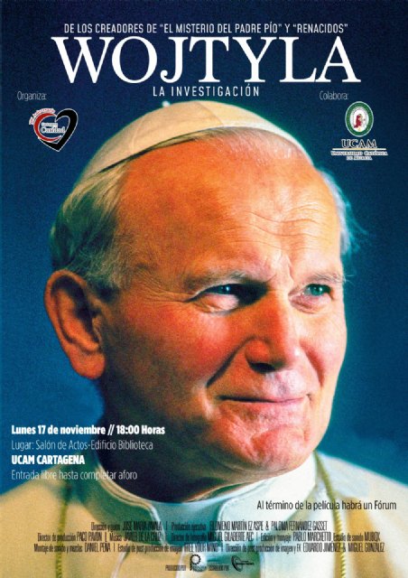 Cartagena por la Caridad, iniciativa apostólica San Juan Pablo II, presenta su agenda cultural - 1, Foto 1