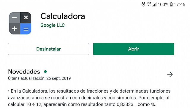 La calculadora de Google alcanza 500 millones de instalaciones en Play Store - 1, Foto 1