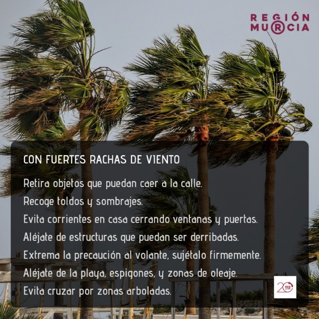 Meteorología advierte de viento de hasta 80 Km./h. para mañana día 7 en el Noroeste - 2, Foto 2