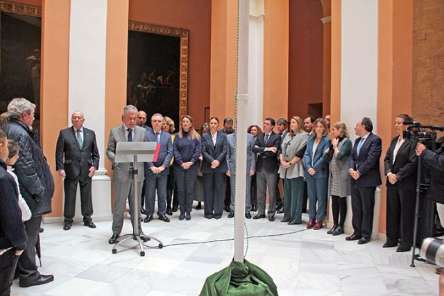Sevilla. El Ayuntamiento de Sevilla celebra el acto de homenaje a la Bandera de Andalucía 47 años después de las masivas manifestaciones por la Autonomía - 1, Foto 1