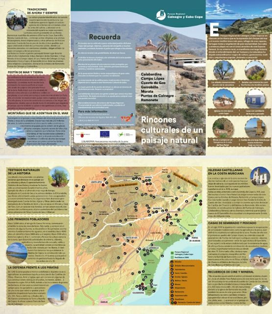 Medio Ambiente edita un folleto para fomentar el ecoturismo en el entorno rural del parque de Calnegre y Cabo Cope - 1, Foto 1