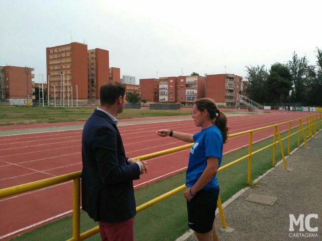 MC exigirá la implicación de los gobiernos regional y estatal para remodelar la pista de atletismo de Cartagena - 1, Foto 1