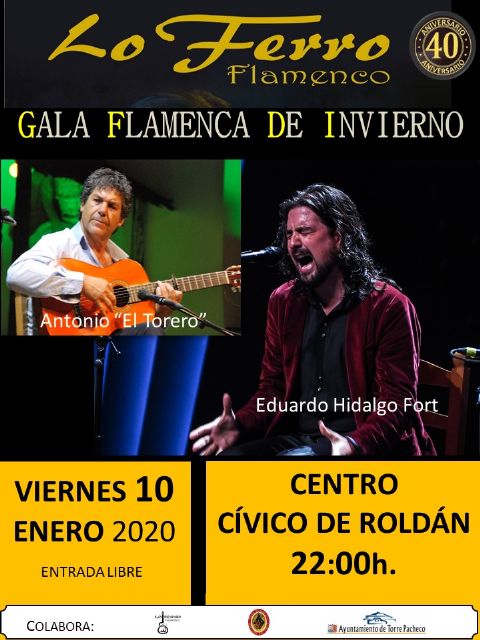 Eduardo Hidalgo abre el año flamenco en Lo Ferro - 1, Foto 1