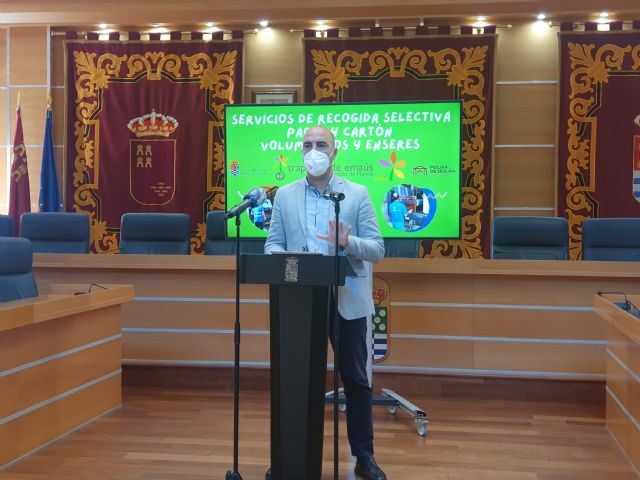 Traperos de Emaus se hace cargo de la recogida de papel-cartón y voluminosos-enseres en Molina de Segura generando con ello 20 puestos de trabajo - 4, Foto 4