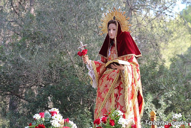 Santa Eulalia, Patrona de Totana, regresa a su ermita en Sierra Espuña acompañada por más de 13.000 personas, Foto 2