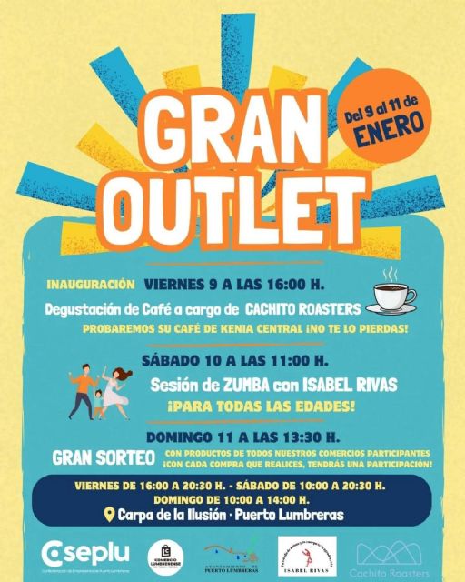 Una docena de comercios participarán el Gran Outlet de Puerto Lumbreras que se celebrará del 9 al 11 de enero en la Carpa de la Ilusión - 3, Foto 3