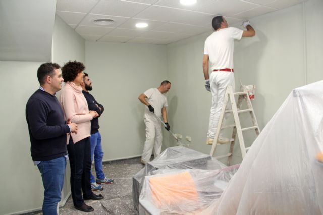 El Ayuntamiento realiza actuaciones de mejora en la sala de estudio 24 horas de Puerto Lumbreras - 1, Foto 1